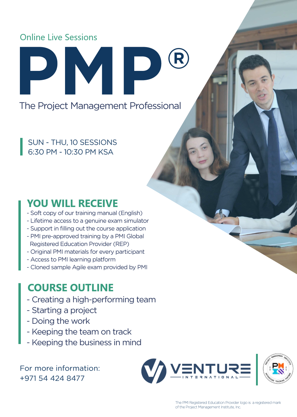 Venture International PMP Course Outline